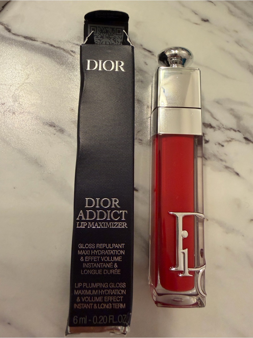 Dior Addict Lip Maximizer Gloss — Bright Red